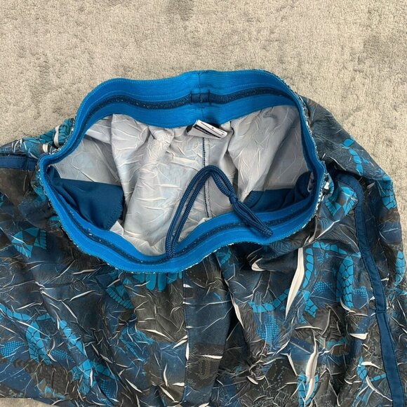 Nike Shorts Mens M Kobe Bryant Emerge Hyper Elite Reptile Print Blue Basketball - Picture 6 of 11